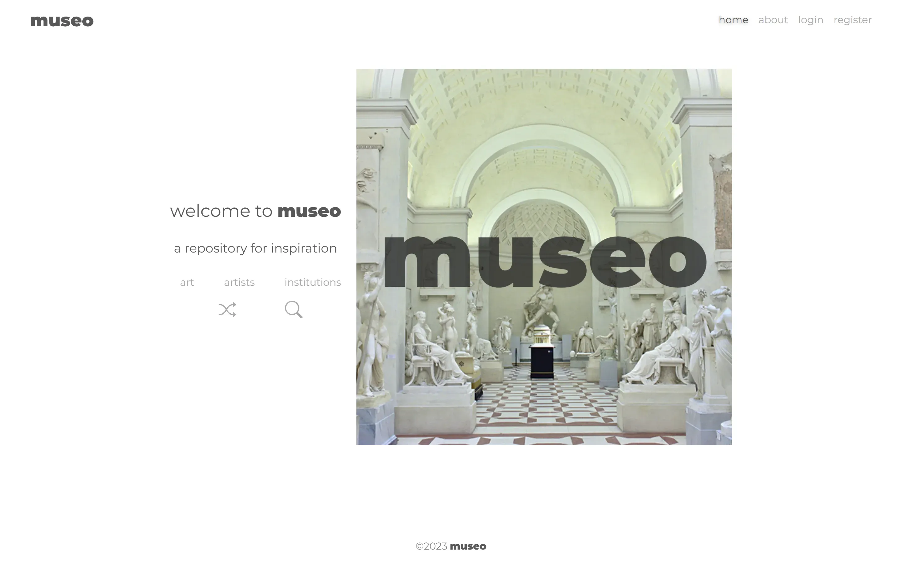 museo home page